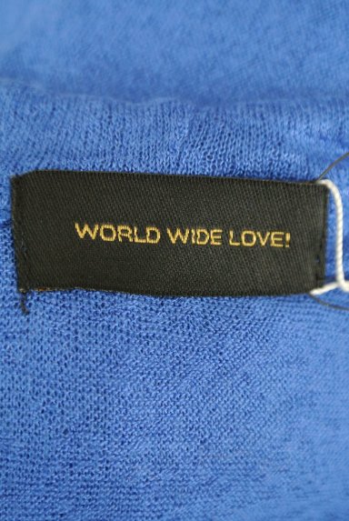 WORLD WIDE LOVE（ワールドワイドラブ）カーディガン買取実績のブランドタグ画像