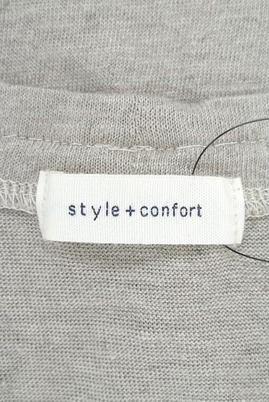 style+confort（スティールエコンフォール）の古着「レースラインのゆったりリネンワンピ（ワンピース・チュニック）」大画像６へ