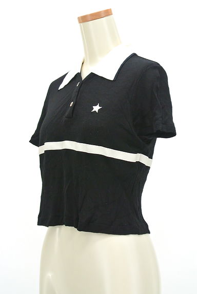 KEITA MARUYAMA（ケイタマルヤマ）の古着「ワンポイント刺繍ショート丈ポロシャツ（ニット）」大画像３へ