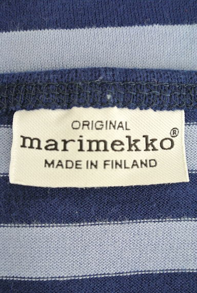marimekko（マリメッコ）の古着「ラウンドネックボーダーＴシャツ（Ｔシャツ）」大画像６へ