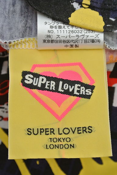SUPER LOVERS（スーパーラバーズ）の古着「ワンショルダーペイントプリントタンク（キャミソール・タンクトップ）」大画像６へ