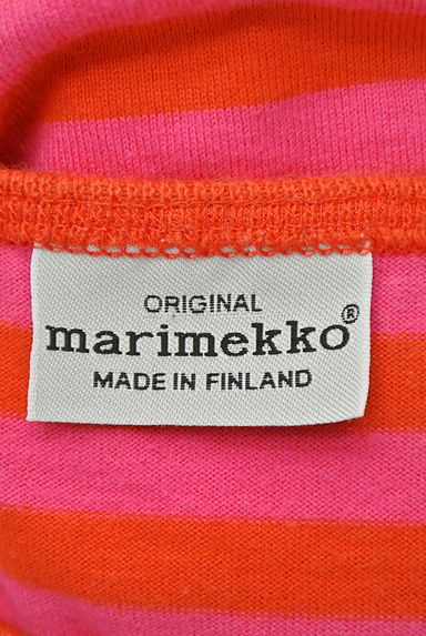 marimekko（マリメッコ）の古着「ラウンドネックボーダー長袖Ｔシャツ（Ｔシャツ）」大画像６へ