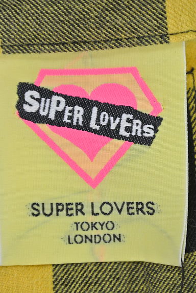 SUPER LOVERS（スーパーラバーズ）の古着「ポケット切替ブロックチェックシャツオールインワン（コンビネゾン・オールインワン）」大画像６へ
