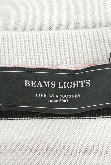 BEAMS LIGHTS（ビームスライツ）の古着「マルチボーダーニットトップス（ニット）」大画像６へ
