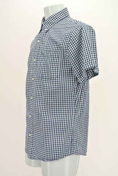 Abercrombie&Fitch（アバクロンビーアンドフィッチ）の古着「ギンガムチェック柄半袖シャツ（カジュアルシャツ）」大画像３へ