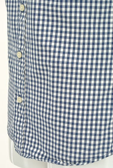 Abercrombie&Fitch（アバクロンビーアンドフィッチ）の古着「ギンガムチェック柄半袖シャツ（カジュアルシャツ）」大画像５へ