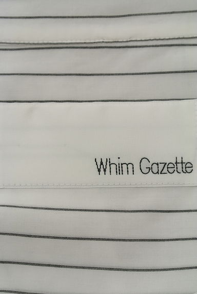 Whim Gazette（ウィムガゼット）の古着「フィッシュテールドレープシャツ（カジュアルシャツ）」大画像６へ