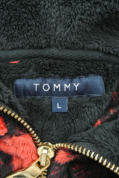 TOMMY（トミー）の古着「星柄ジップアップボアパーカー（スウェット・パーカー）」大画像６へ