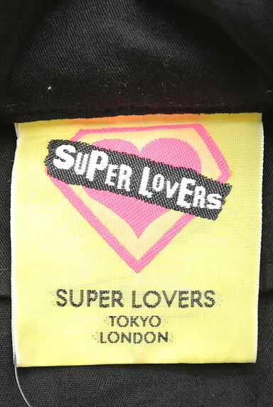 SUPER LOVERS（スーパーラバーズ）の古着「フード付きバックプリントロング丈ブルゾン（ブルゾン・スタジャン）」大画像６へ