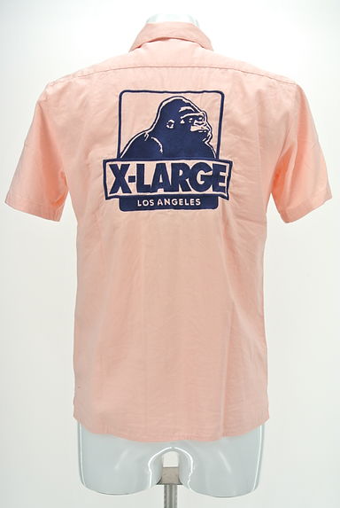 X-LARGE（エクストララージ）の古着「背面刺繍コットンシャツ（カジュアルシャツ）」大画像２へ