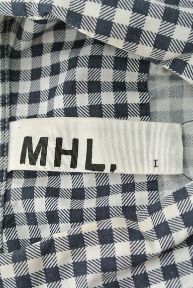 MHL.（エムエイチエル）の古着「チェック柄ロング丈シャツ（カジュアルシャツ）」大画像６へ