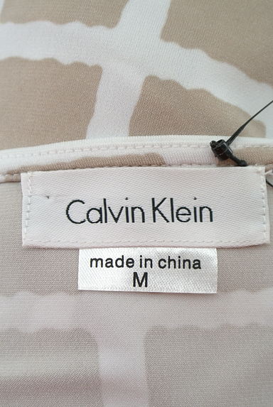 Calvin Klein（カルバンクライン）の古着「チェックドレープノースリカットソー（カットソー・プルオーバー）」大画像６へ