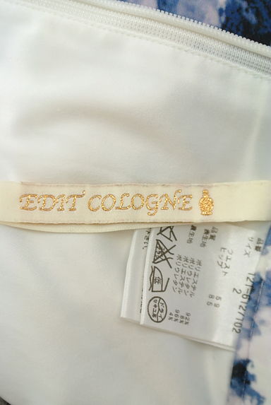 EDIT COLOGNE（エディットコロン）の古着「花柄タックミニスカート（ミニスカート）」大画像６へ