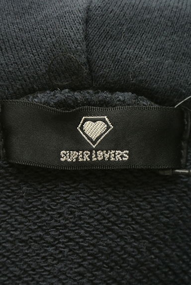 SUPER LOVERS（スーパーラバーズ）の古着「バックプリントジップパーカー（スウェット・パーカー）」大画像６へ