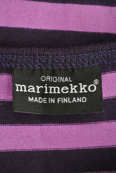 marimekko（マリメッコ）の古着「ボーダー柄ポケットワンピース（カットソー・プルオーバー）」大画像６へ