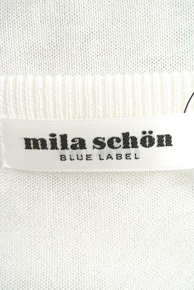 mila schon（ミラショーン）の古着「装飾シアー切替ニットプルオーバー（ニット）」大画像６へ