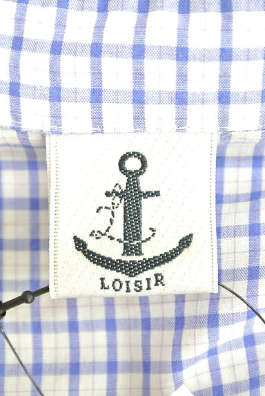 LOISIR（ロワズィール）の古着「揺れるマリンチェックフレアシャツ（カジュアルシャツ）」大画像６へ