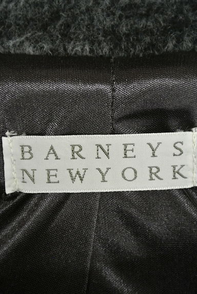 BARNEYS NEWYORK（バーニーズニューヨーク）の古着「ノーカラーウール混ショートコート（コート）」大画像６へ