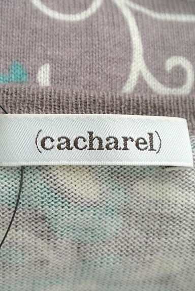 Cacharel（キャシャレル）の古着「ボタニカル花柄ショートカーディガン（カーディガン・ボレロ）」大画像６へ