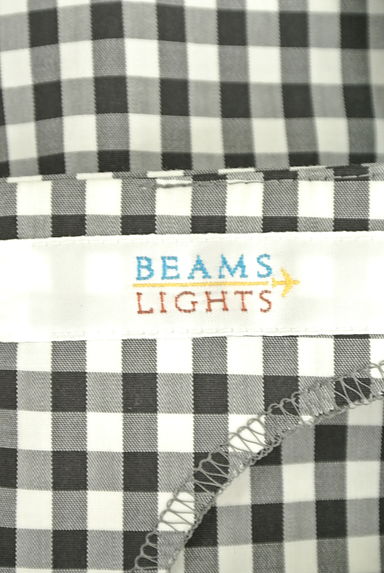 BEAMS LIGHTS（ビームスライツ）の古着「ギンガムチェックフレンチワンピース（ワンピース・チュニック）」大画像６へ