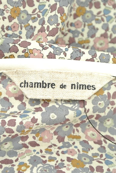 chambre de nimes（シャンブルドニーム）の古着「ちょこんと襟の小花柄プルオーバー（カットソー・プルオーバー）」大画像６へ