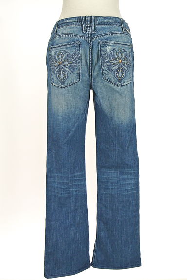 J&COMPANY（ジェイ＆カンパニー）の古着「ポケットデザインストレートジーンズ（デニムパンツ）」大画像２へ