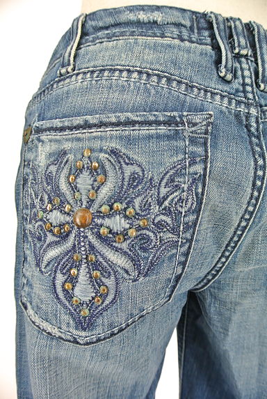 J&COMPANY（ジェイ＆カンパニー）の古着「ポケットデザインストレートジーンズ（デニムパンツ）」大画像５へ