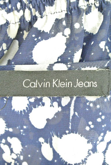 Calvin Klein（カルバンクライン）の古着「バタフライスリーブシフォンブラウス（カットソー・プルオーバー）」大画像６へ