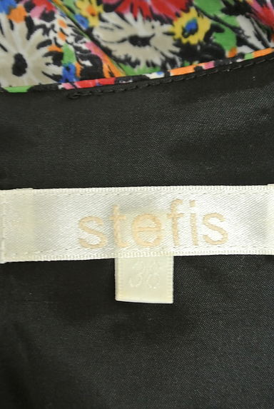 stefis（シュテフィス）の古着「ウエストタック花柄シフォンワンピース（ワンピース・チュニック）」大画像６へ