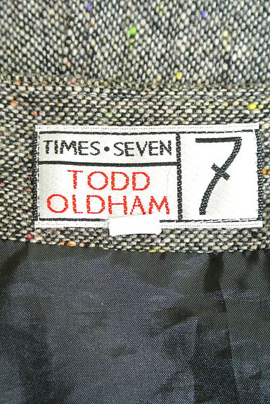 TODD OLDHAM（トッドオールダム）の古着「膝下ツイードマーメイドスカート（スカート）」大画像６へ
