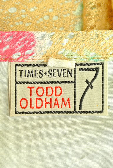 TODD OLDHAM（トッドオールダム）の古着「ふわ花柄変形ヘムタイトスカート（スカート）」大画像６へ