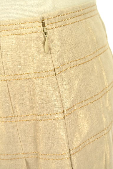 MICHAEL KORS（マイケルコース）の古着「光沢タックプリーツひざ丈スカート（スカート）」大画像４へ