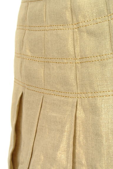 MICHAEL KORS（マイケルコース）の古着「光沢タックプリーツひざ丈スカート（スカート）」大画像５へ