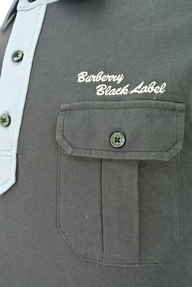 BURBERRY BLACK LABEL（バーバリーブラックレーベル）の古着「（ポロシャツ）」大画像４へ
