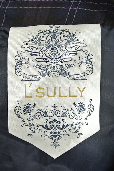 L'SULLY（ルスリー）の古着「ティアードチェック柄ミニワンピース（ワンピース・チュニック）」大画像６へ