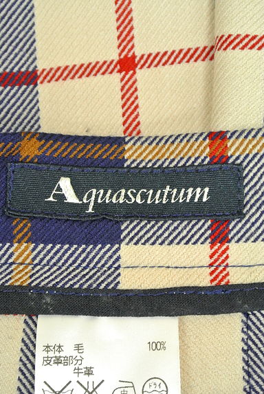 Aquascutum（アクアスキュータム）の古着「膝下丈プリーツラップスカート（スカート）」大画像６へ