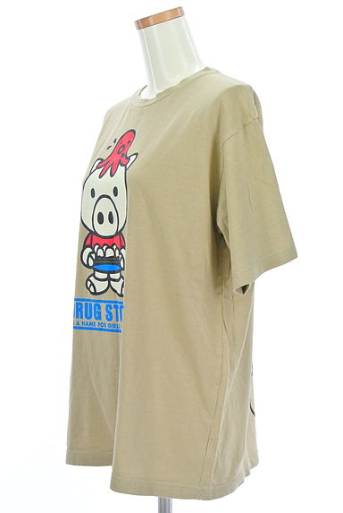 ⭕️あけみ⭐️⭕️ドラッグストアーズ⚫︎bigお洗濯物プリントＴシャツ☆Ｆ AMBIDEX Store ○ラッコ フレンズ プリント Tシャツ(F シロ): l