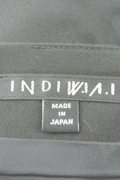 INDIVI V.A.I（インディヴィヴァイ）の古着「膝丈無地スカート（スカート）」大画像６へ