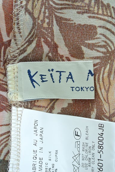 KEITA MARUYAMA（ケイタマルヤマ）の古着「花柄ウエストゴムシフォンチュニック（ワンピース・チュニック）」大画像６へ
