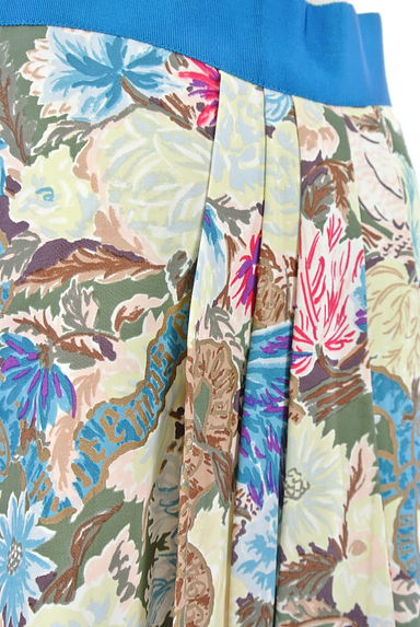 KEITA MARUYAMA（ケイタマルヤマ）の古着「バックプリーツ花柄ひざ丈スカート（スカート）」大画像４へ