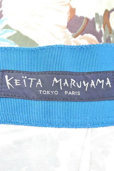 KEITA MARUYAMA（ケイタマルヤマ）の古着「バックプリーツ花柄ひざ丈スカート（スカート）」大画像６へ