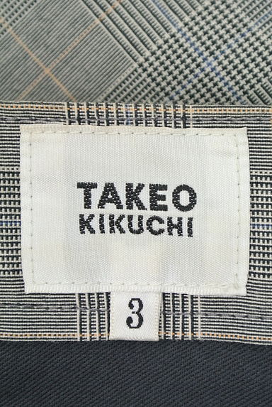 TAKEO KIKUCHI（タケオキクチ）の古着「グレンチェック柄パンツ（パンツ）」大画像６へ