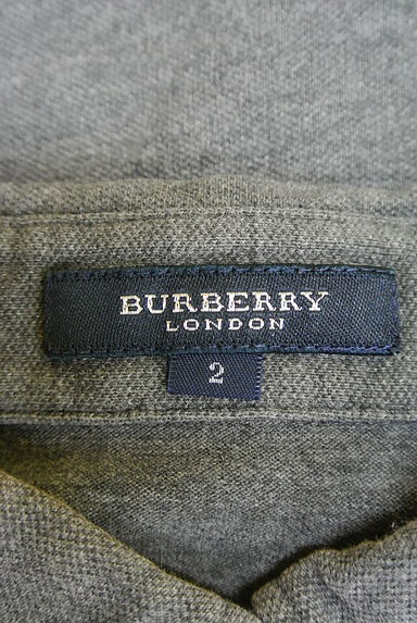 BURBERRY BLACK LABEL（バーバリーブラックレーベル）の古着「パフスリーブポロシャツ（ポロシャツ）」大画像６へ