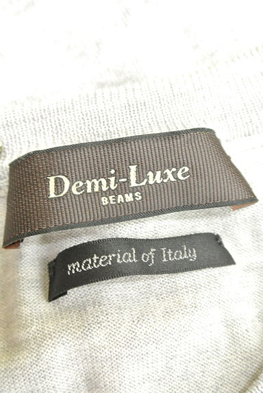 Demi-Luxe BEAMS（デミルクスビームス）の古着「シンプルクルーネック杢ニット（ニット）」大画像６へ