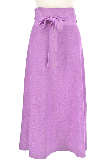 MARILYN MOON（マリリンムーン）の古着「ラメミックスロングニットスカート（スカート）」大画像１へ