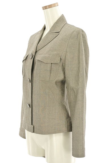 TRUSSARDI（トラサルディ）の古着「チェック柄ジャケット（ジャケット）」大画像３へ