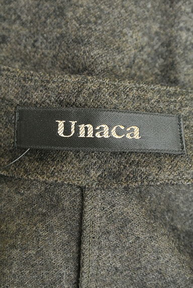 Unaca（アナカ）の古着「深Vネックウールワンピース（ワンピース・チュニック）」大画像６へ