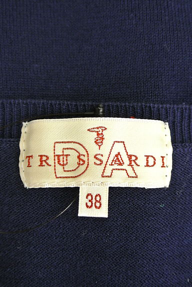 TRUSSARDI（トラサルディ）の古着「ラメボーダーニットトップス（ニット）」大画像６へ