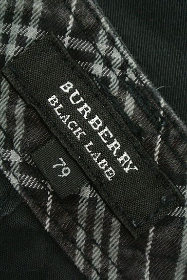 BURBERRY BLACK LABEL（バーバリーブラックレーベル）の古着「バックワンポイント刺繍ストレートパンツ（パンツ）」大画像６へ