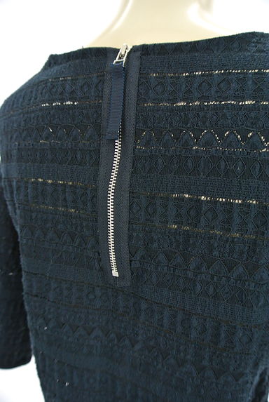 Demi-Luxe BEAMS（デミルクスビームス）の古着「透かしレース編みショートプルオーバー（カットソー・プルオーバー）」大画像５へ